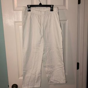 Plus White Dress Capri